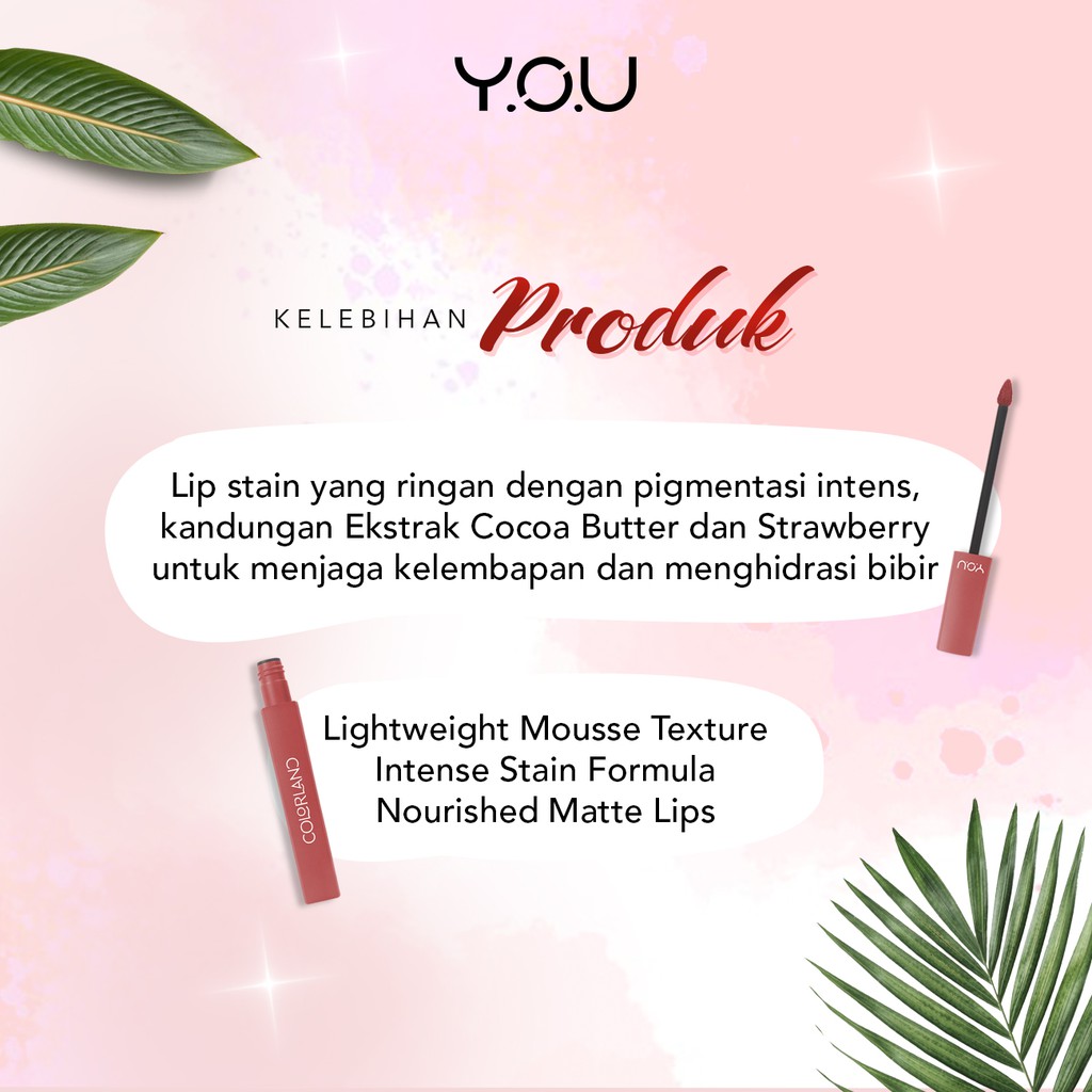 YOU Colorland Powder Mousse Lip Stain