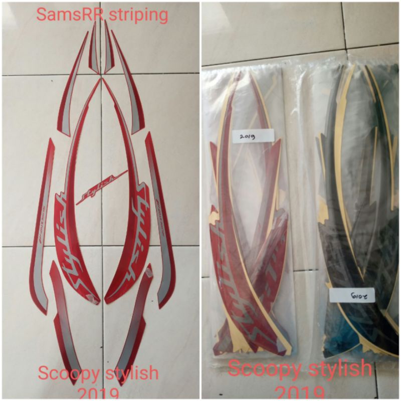 Striping SCOOPY STYLISH 2019