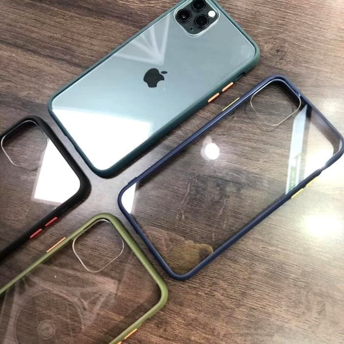 Samsung Galaxy A20 A30 A50 Bumper Soft Case Hard Casing Hard Cover Kesing Bening Transparan