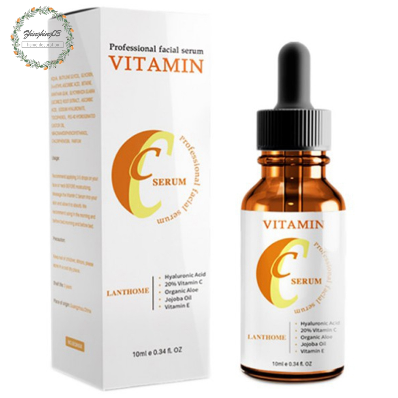 Lanthome Serum Vitamin C Hyaluronic Natural Untuk Memutihkan Kulit Shopee Indonesia