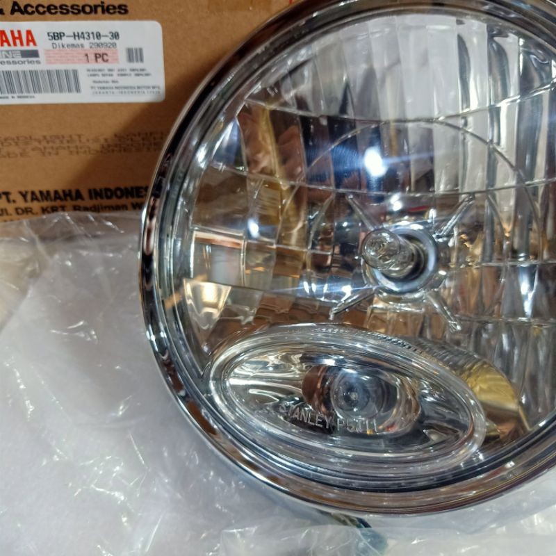 REFLEKTOR LAMPU DEPAN ASSY RX KING NEW 2007 ORIGINAL BULAT