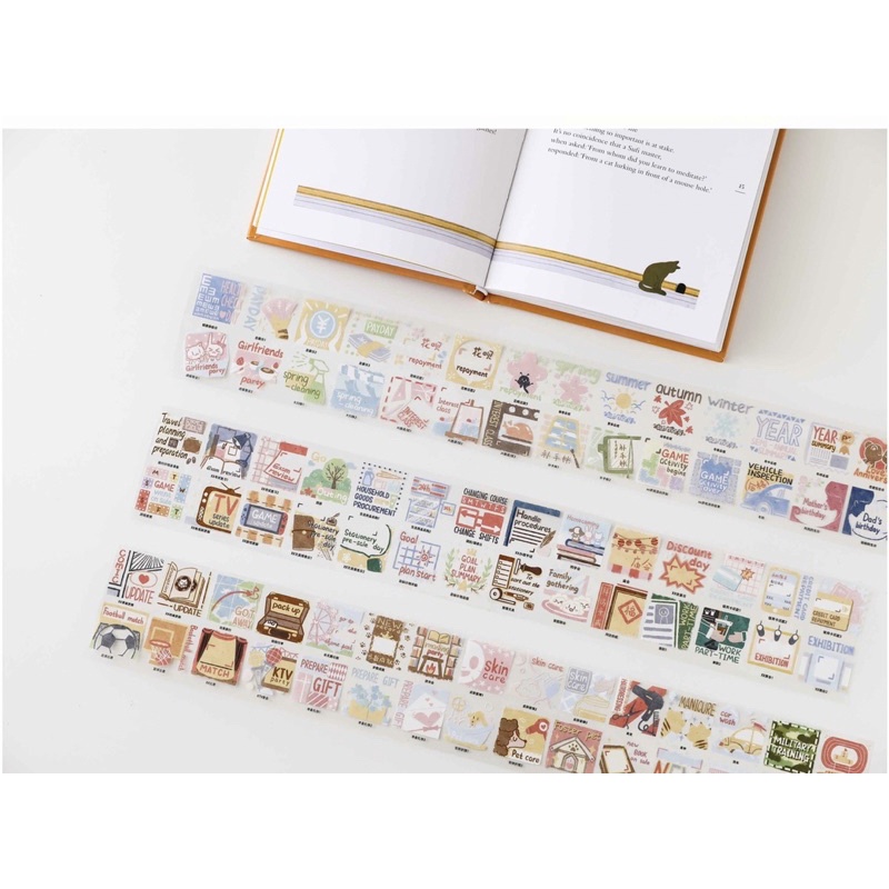 

[Sample] Deer Studio Square Deco PET Tape
