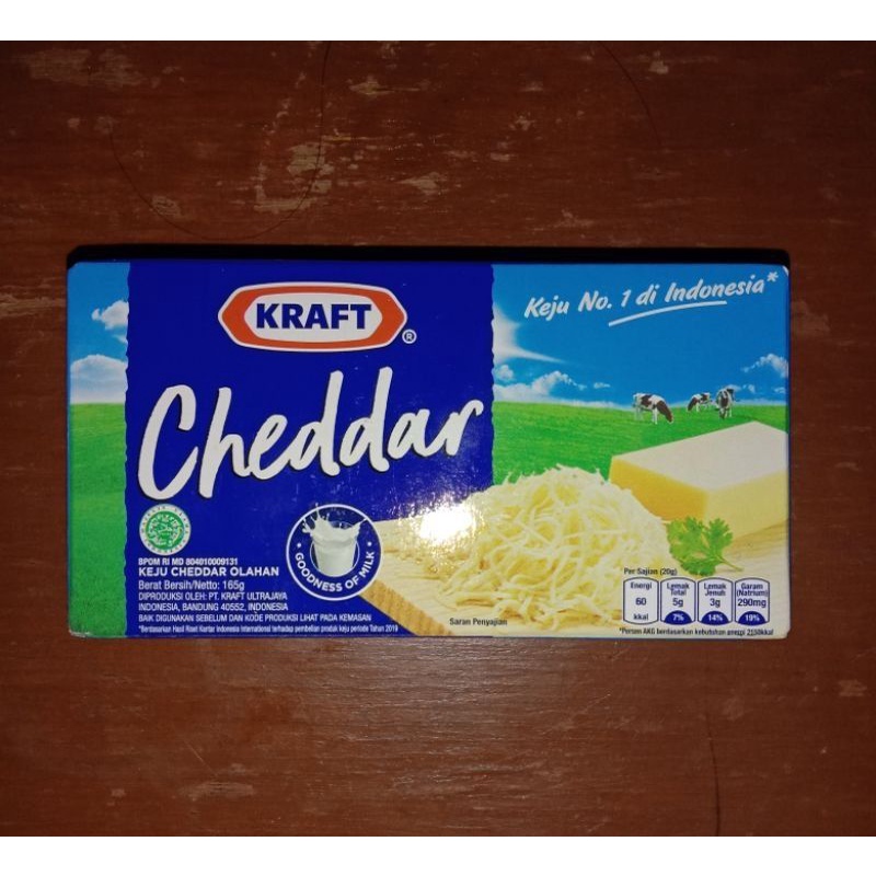 

keju cheddar 165gr