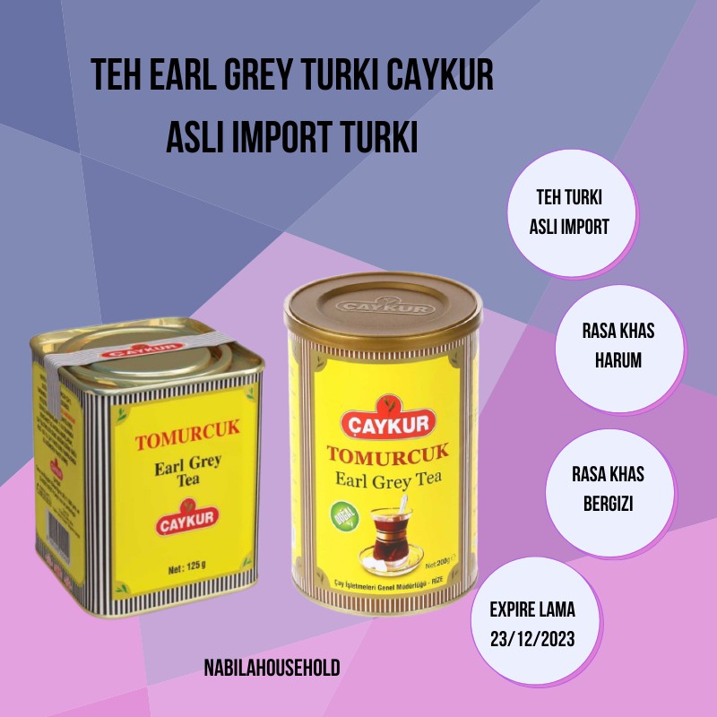 Jual Earl Grey Tea Teh Earl Grey Teh Turki Original Caykur Tomurcuk Shopee Indonesia 2329