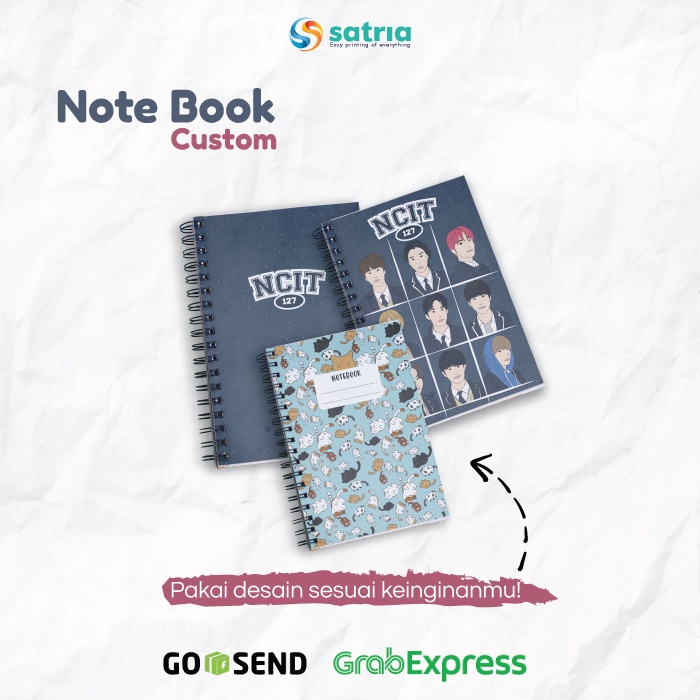 

Cetak Notebook / Agenda Custom A5 50 Halaman