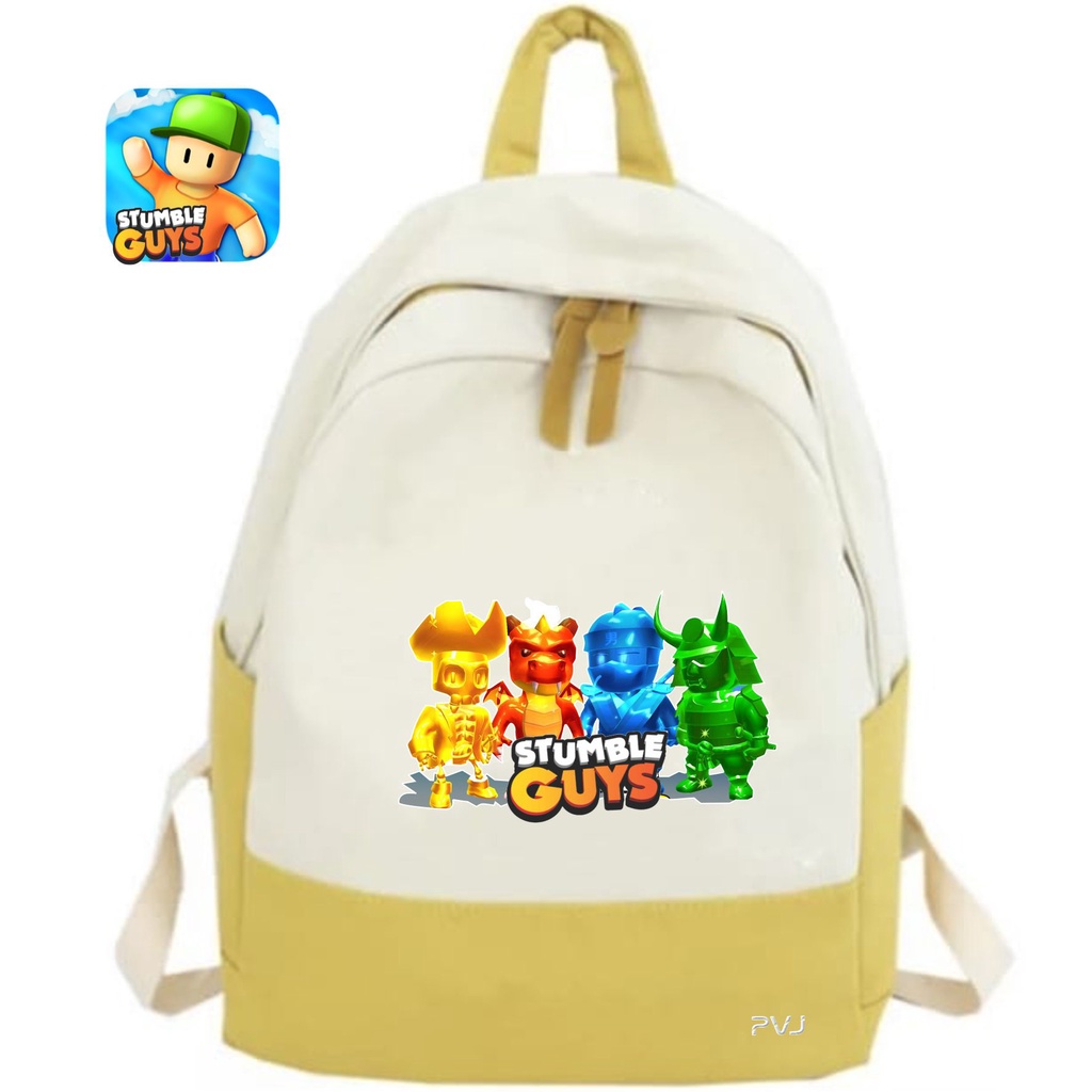 PVJ Tas Sekolah Anak SD Backpack Karakter Skin Stumble Guys