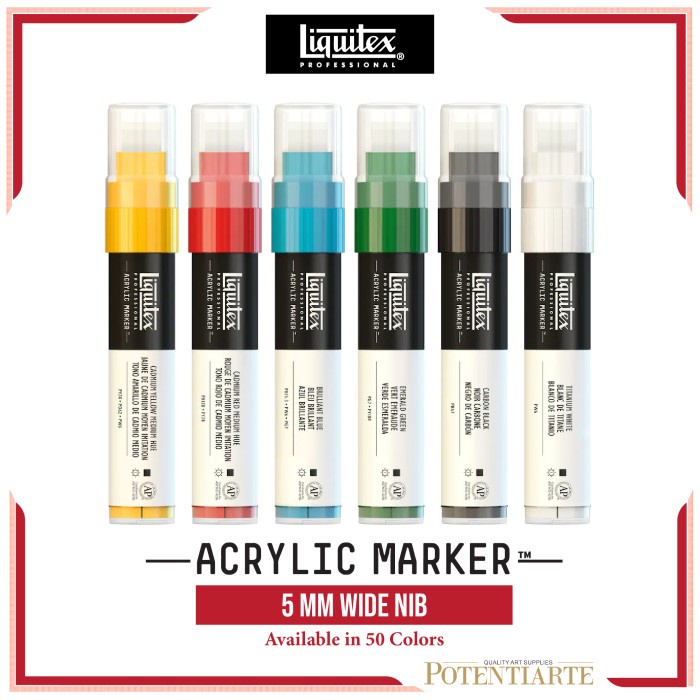 

Cat Akrilik Liquitex Marker Wide Acrylic Color Paint - Part 02 - YELLOW MED AZO