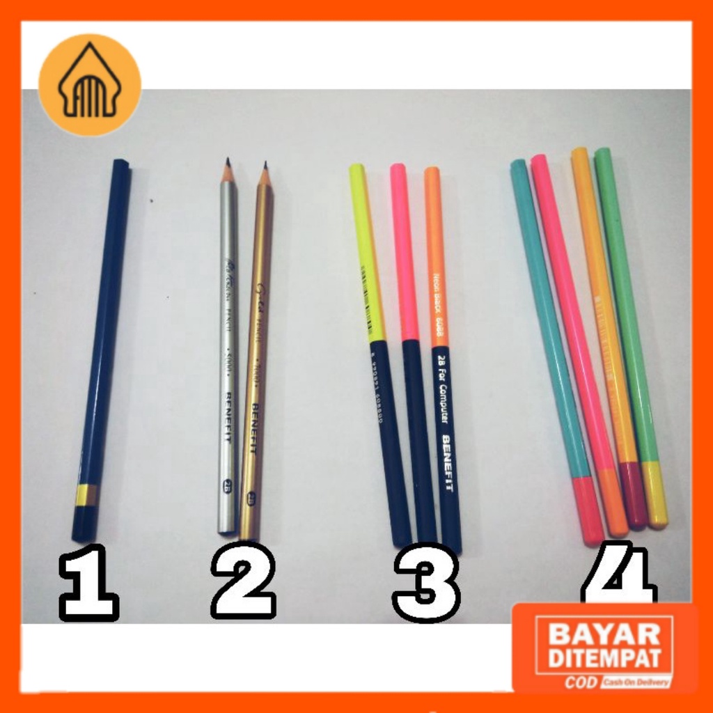 

Pencil 2B Benefit / pencil warna warni