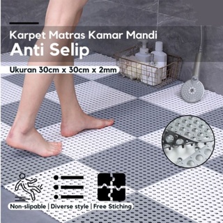 Karpet Kamar Mandi Anti Licin 30 x 30 cm / Keset Lantai Kamar Mandi Anti Slip Mat