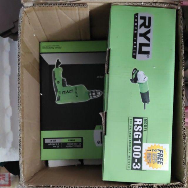 Original Mesin Bor Listrik 10 Mm Tekiro Ryu Bor Besi Kayu Alumunium