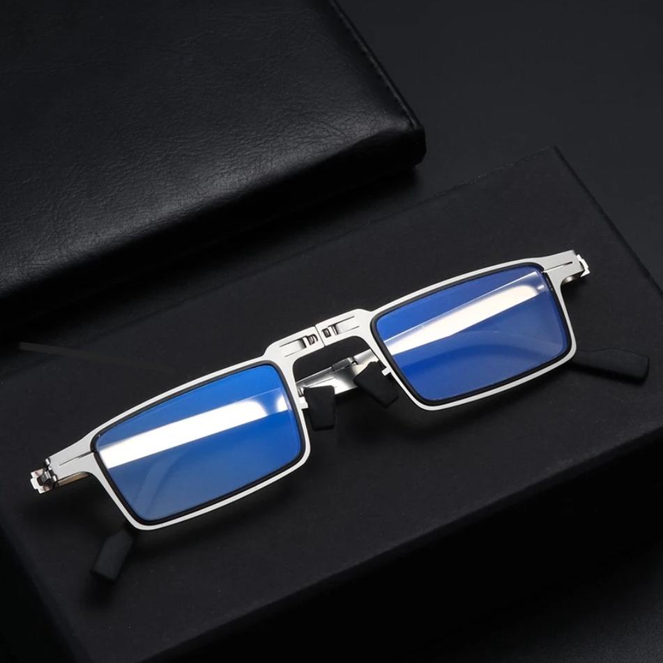 80 kacamata baca plus anti radiasi auto fokus adjust lipat titanium 유➙ 80+