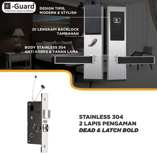 e Guard Kunci Pintu Hotel  Digital Door Lock Kamar Kosan 