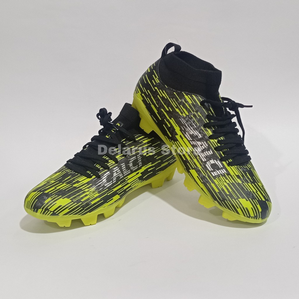 Big Sale Sepatu Bola Anak Calci Titan Z SC JR Black Lime Original Bisa COD
