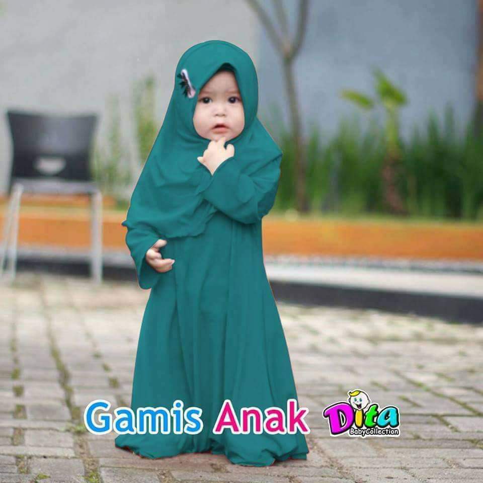 Stelan Gamis Naura Gamis Lucu murah gamis anak