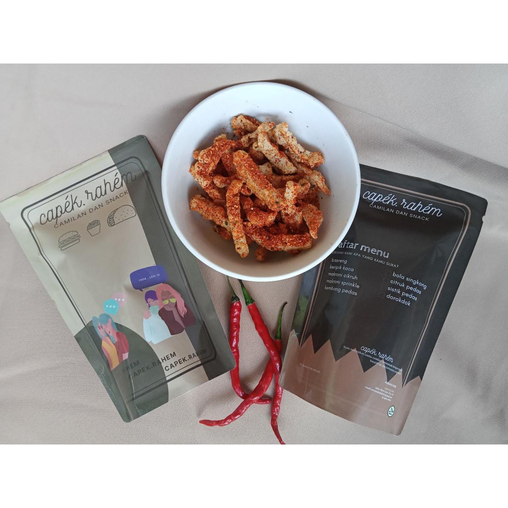 

BASRENG CAPEK.RAHEM/Basreng pedas daun jeruk/ basreng pedas
