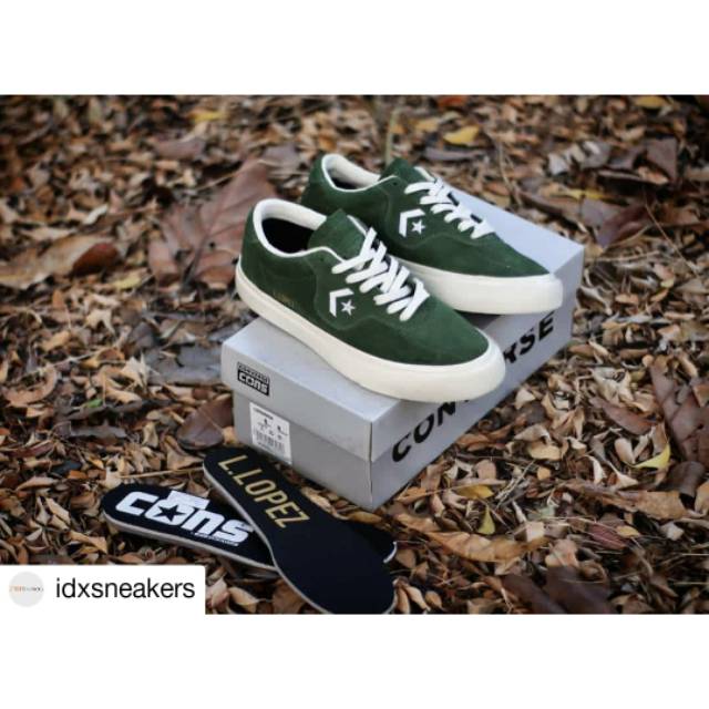 converse louie lopez green