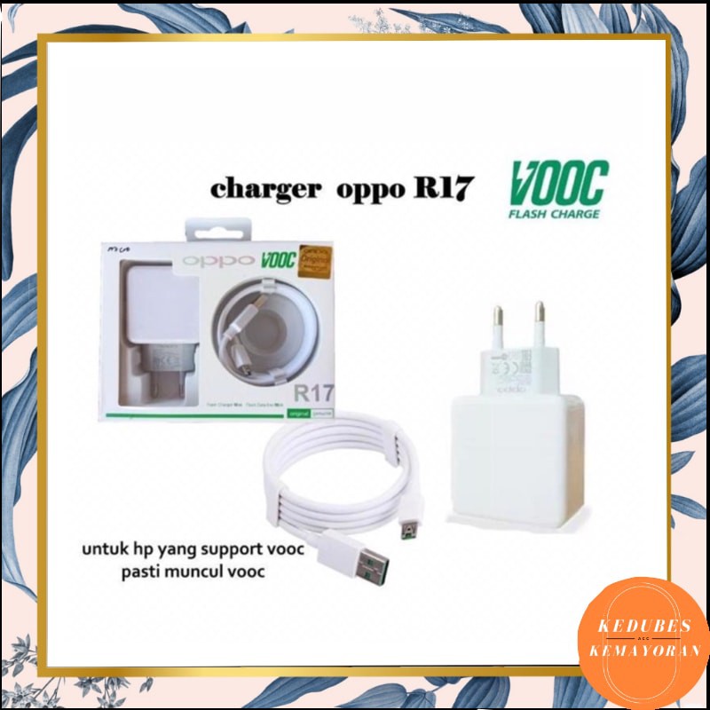 Charger Oppo R17 Vooc Original Fast Charging Support VOOC