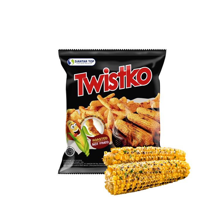 

SIANTAR TOP Twistko Premium Rasa Jagung Bakar 30 g - isi 10 Promo Snack