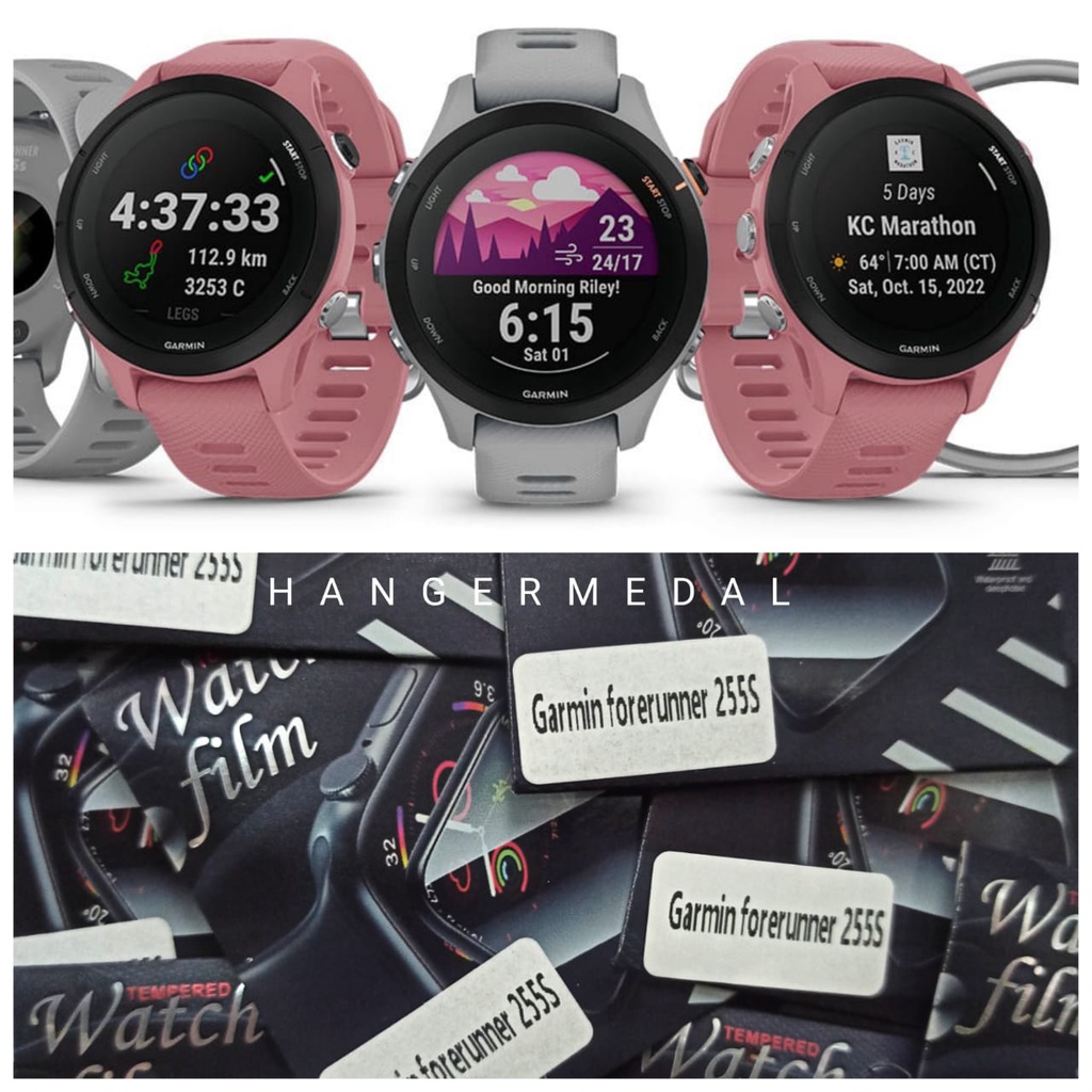 Anti Gores GARMIN FR 255 255s Pelindung Layar 3d Curved Hydrogel