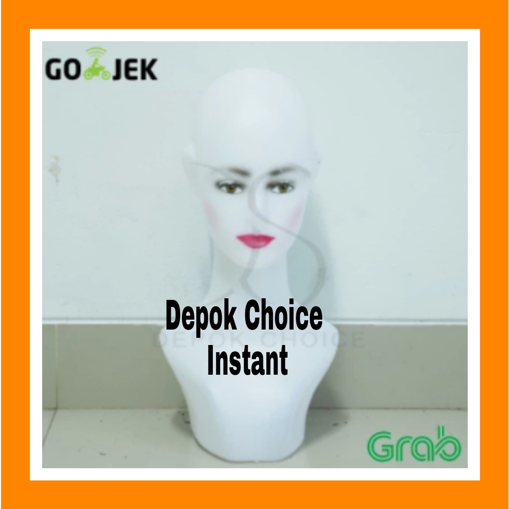 MANEKIN KEPALA DEWASA BENING | MANEKIN JILBAB | PATUNG JILBAB