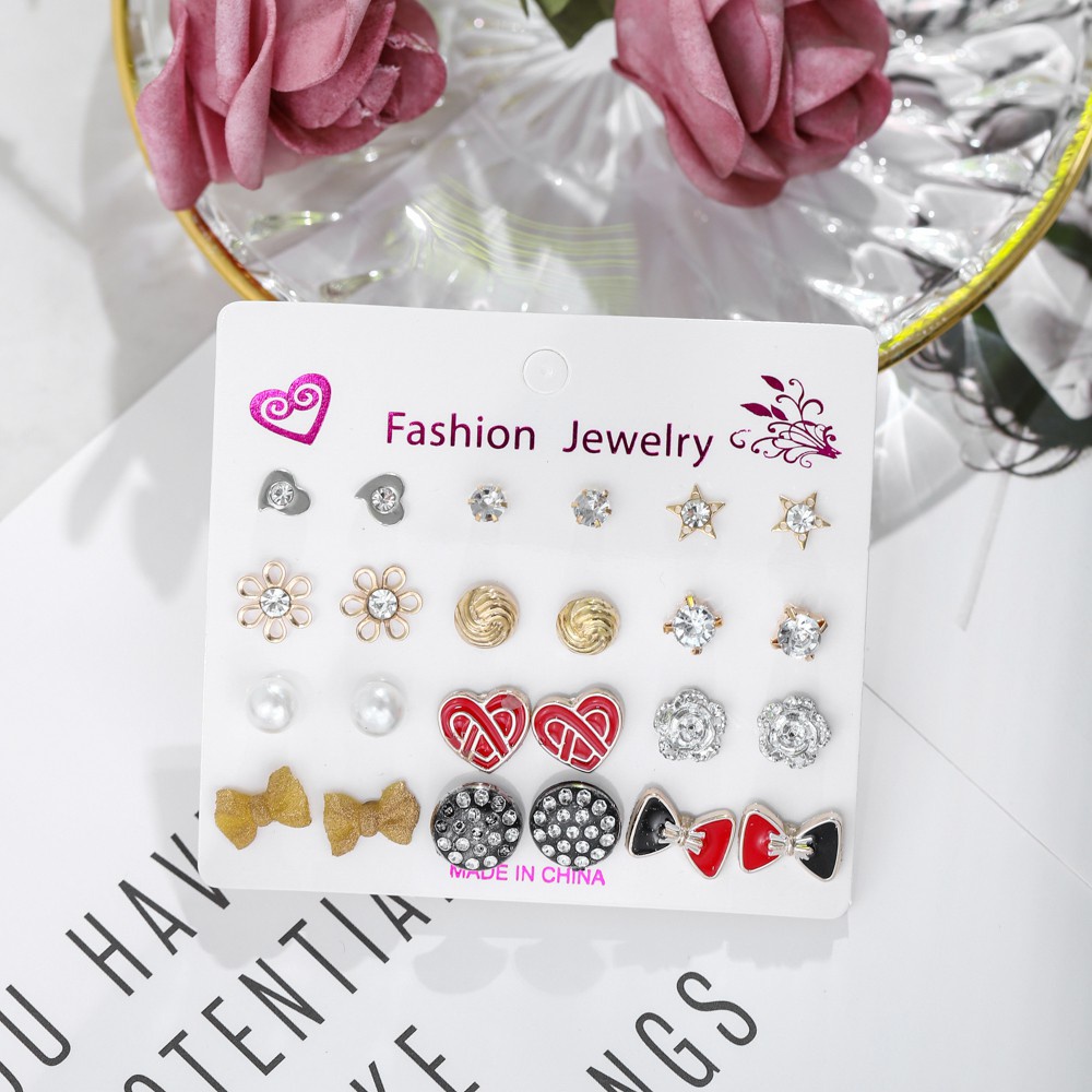 ✨COD Anting Titanium Anti Karat Korea  Tusuk  Anting Korea  Stainless  Wanita Murah-R21