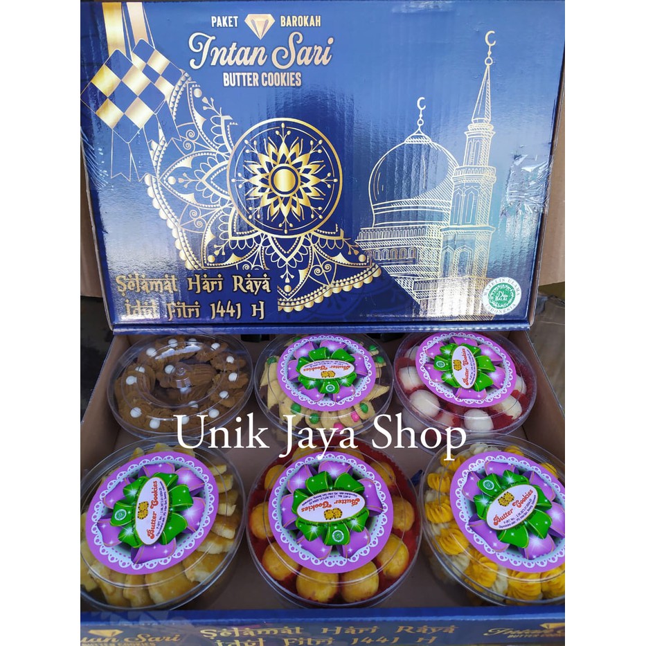 

Kue Lebaran Terlaris INTAN SARI 1 Box 6 Toples