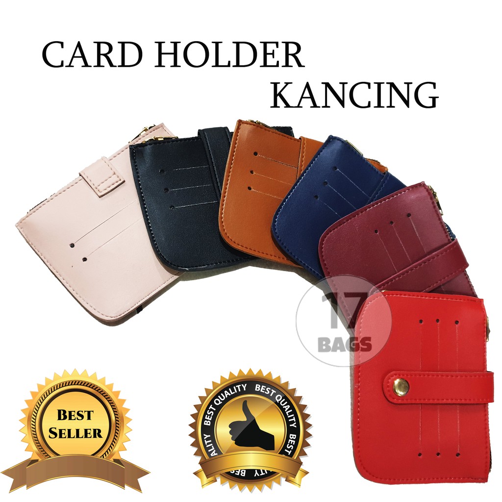 CARDHOLDER / DOMPET KARTU l ZIPPER 5 SLOT - SEVENTEENBAGS SVN1707