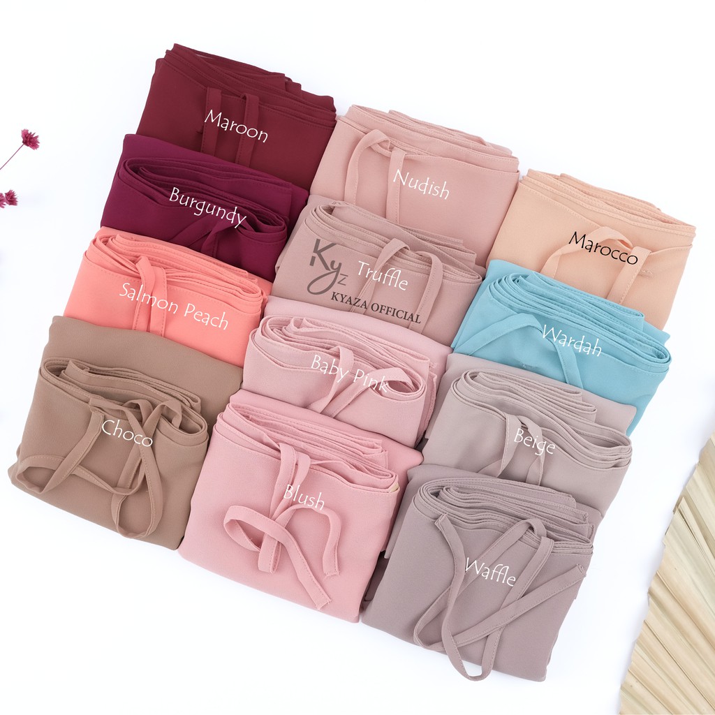 Pashmina Instan Tali Ceruty Babydoll Import Katalog 2