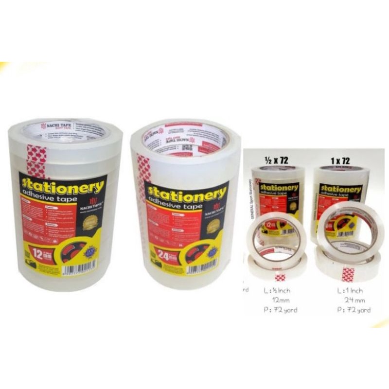 

Isolasi String Nachi Tape (1x72)x(1/2X72)