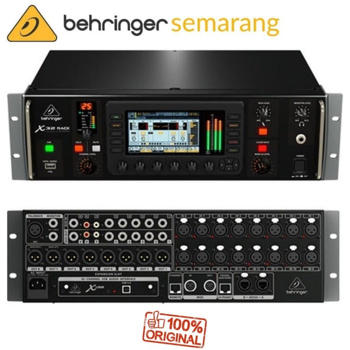 Behringer X32 Rack - X-32 Rack - X 32 Rack Digital Mixer with USB Soundcard for Recording Original