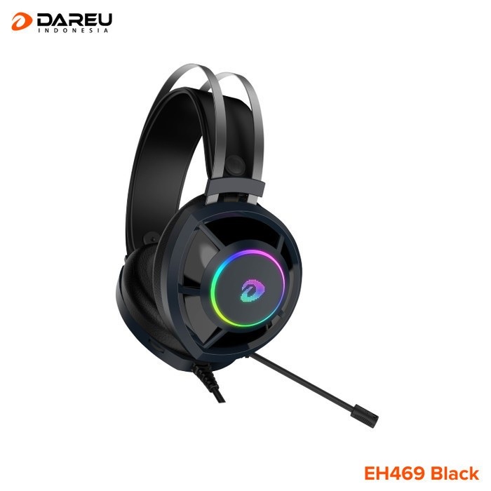 Dareu EH469 Mirror RGB Gaming Headset Pink Kitty Ears / Black