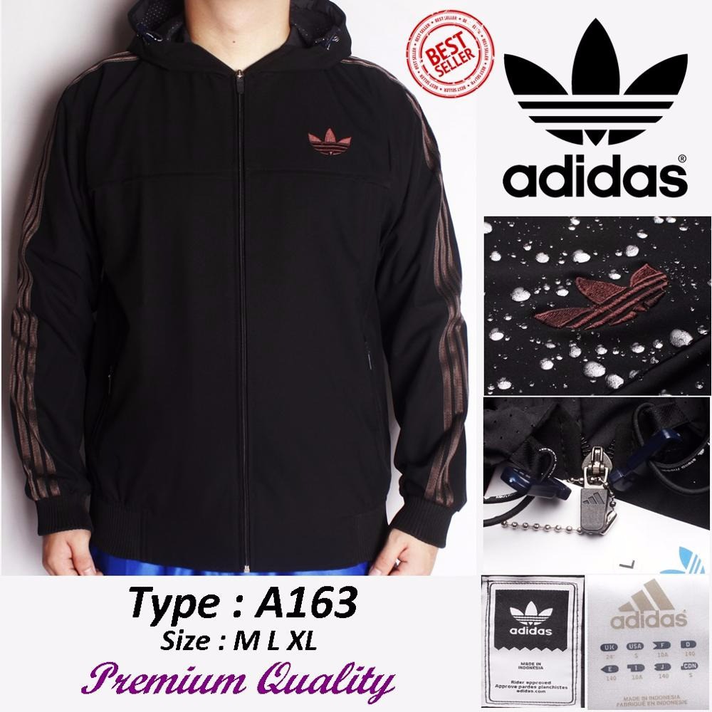 Jaket Adidas Tracktop Firebirds ADICOLOUR Biru WATERPROOF A124 R61