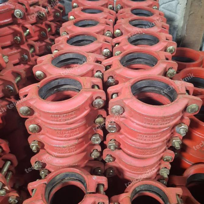 ><><><] flexible coupling grooved pipe joint.clamp coupling pipa 21/2"