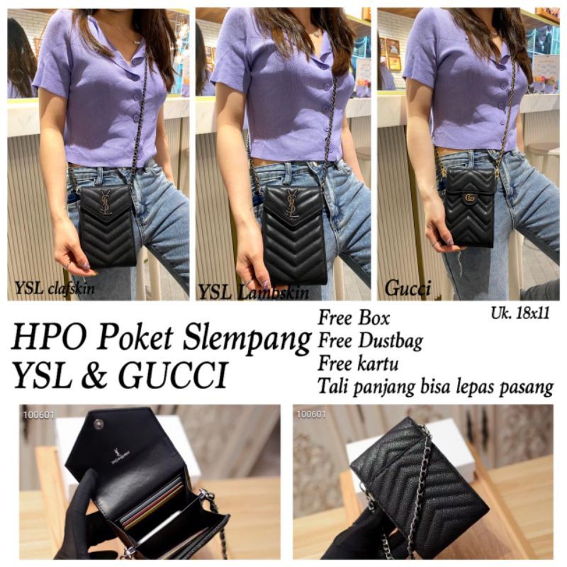 tas selempang multifungsi hp wanita/sling bag mini hpo pouch dompet  hp