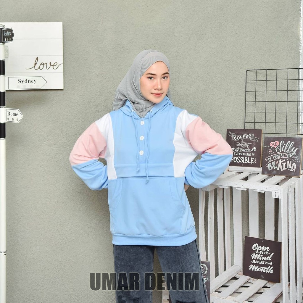 Hoodie cessa pastel model jaket terbaru wanita