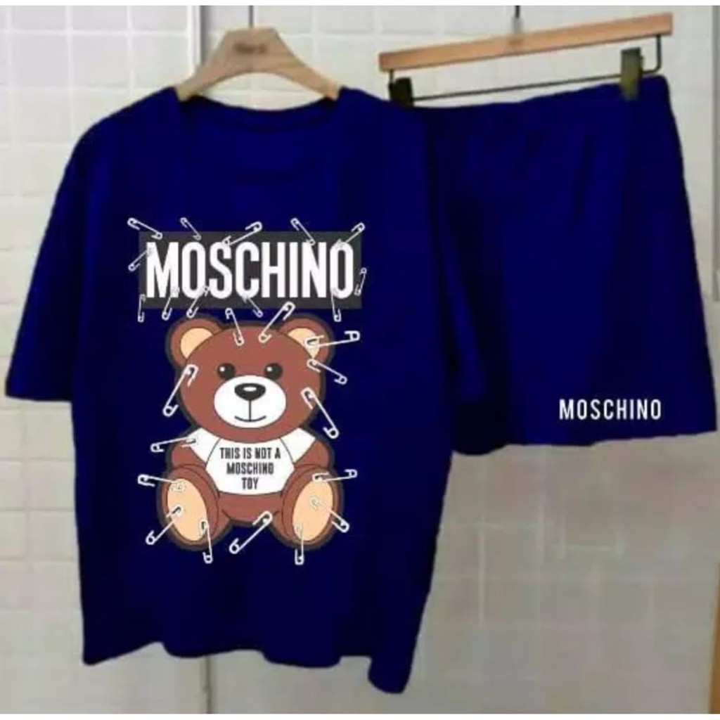 VGN - SETELAN MOSCHINO PENITI BEAR / PAKAIAN WANITA