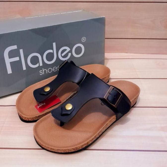 sendal jepit kulit fladeo ORIGINAL sandal slop kulit cowok MURAH sendal pria TERBARU