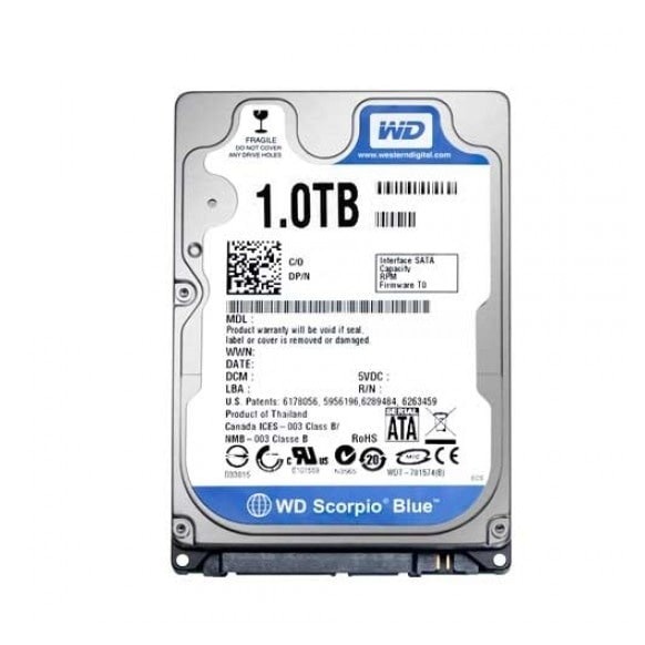 HDD WDC 1TB BLUE INTERNAL 2,5" LAPTOP / HARDDISK WD 1 TB - GARANSI RESMI 2TH
