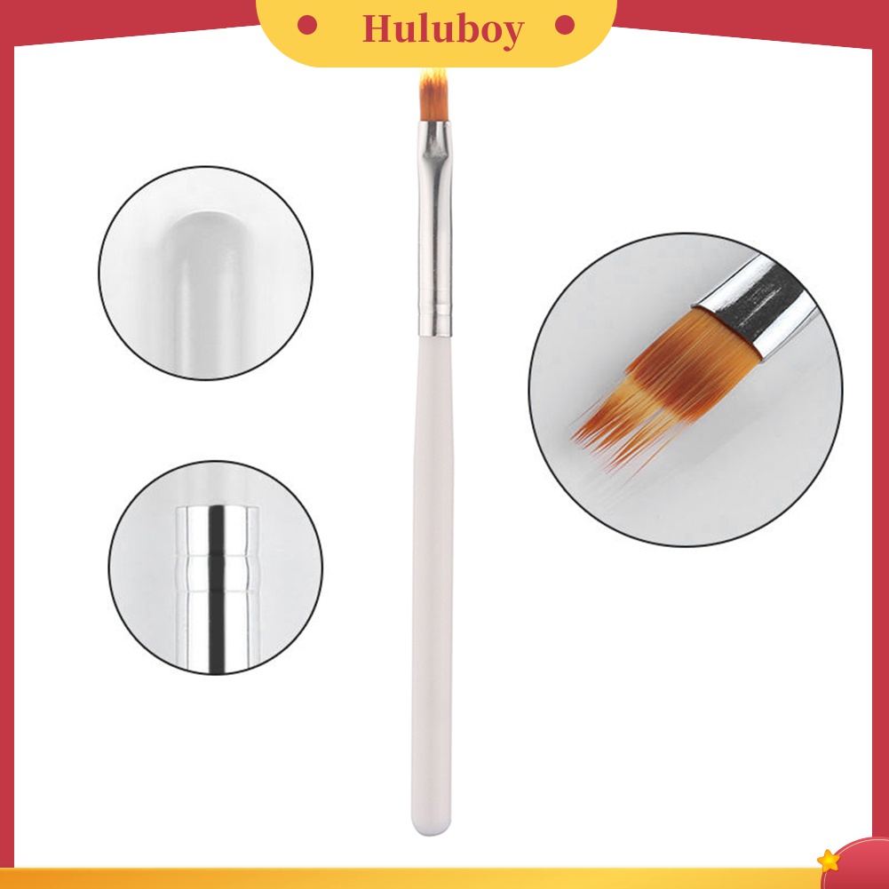 Huluboy Huluboy♡ Pen Brush Nail Art UV Gel Gradasi Gagang Plastik Untuk Manicure