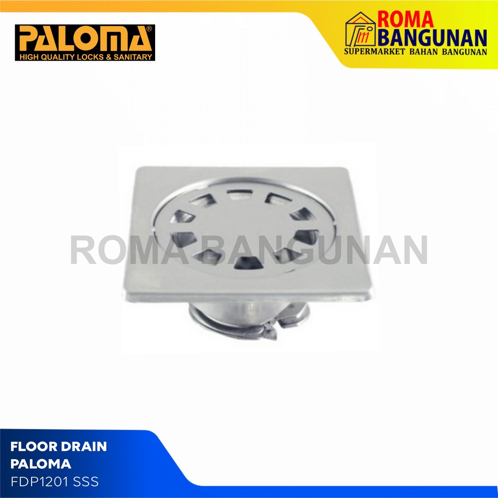 Paloma Saringan Air / Lubang Saluran Air Kamar Mandi Floor Drain FDP1201 FDP 1201 SSS