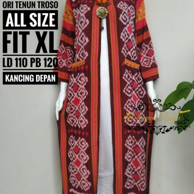 TROSO.Tunik Tenun Batik Modern