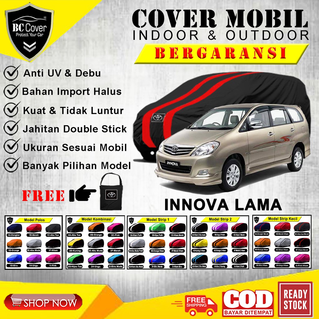 Body Cover Mobil Innova Lama / Sarung Mobil Innova / Selimut Penutup Toyota Innova / Pelindung Jas Mantol Kerudung Tutup Mantel Mobil Kijang Innova Outdoor