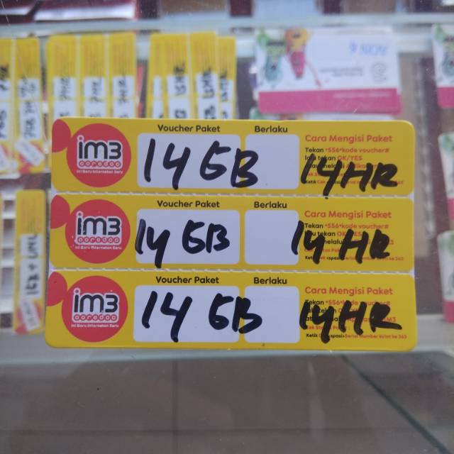 Voucher Indosat 14GB 14 hari