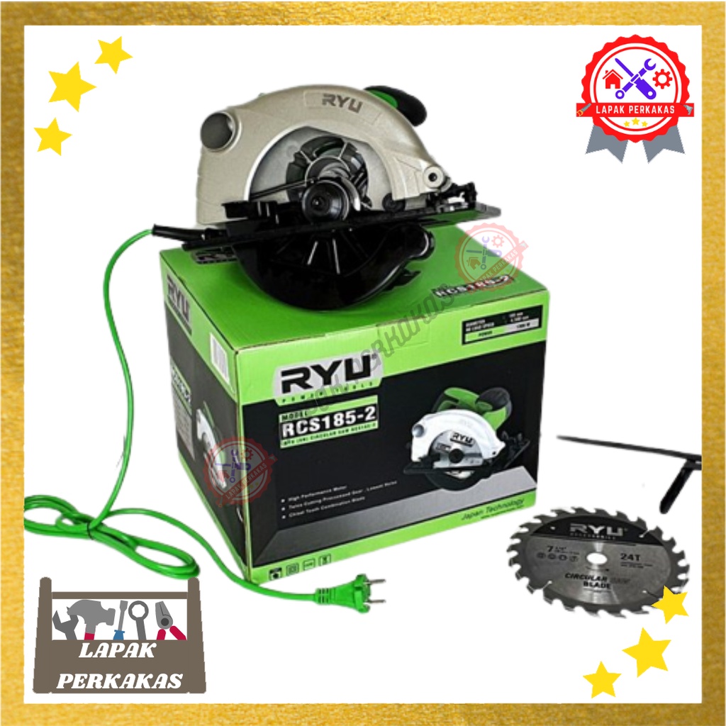 Mesin CIRCULAR SAW RYU RCS185-2 / Circle Saw RYU RCS 185-2