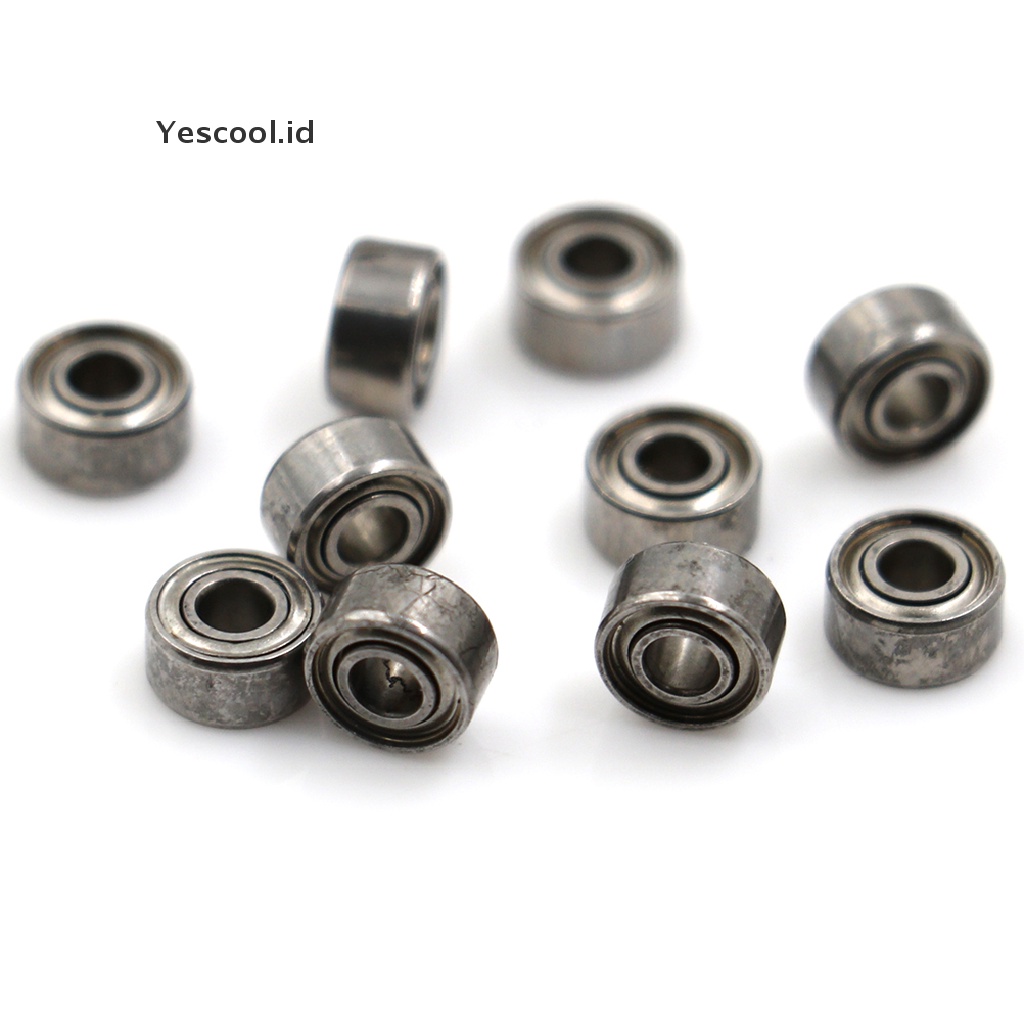 10pcs Mr52Zz Miniatur Bola Bearing Ukuran 2x5 X 2.5mm Untuk Spinner