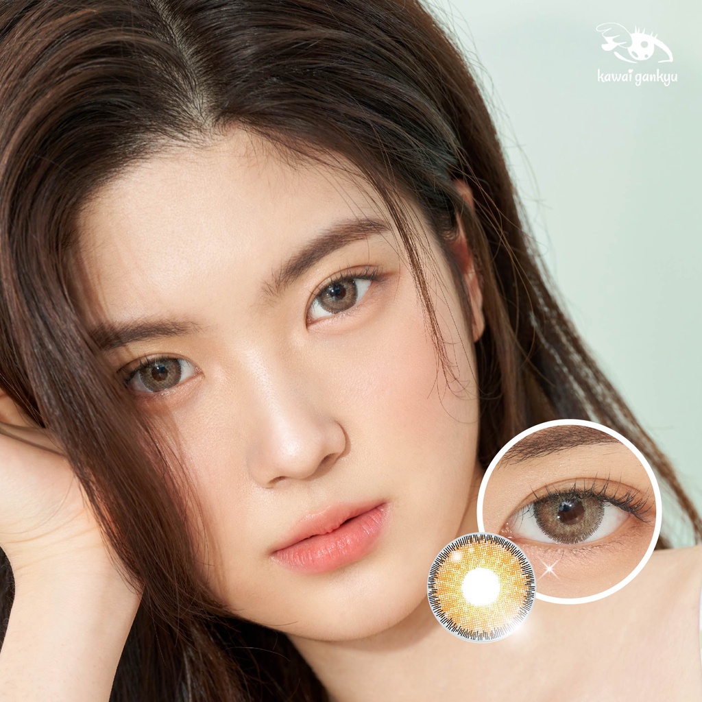 KawaiGankyu Softlens - Voxie Orion Hazel (1botol)