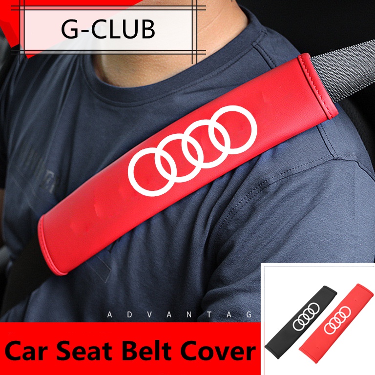 G-club Cover Sabuk Pengaman Mobil Universal Bahan Kulit Untuk Audi