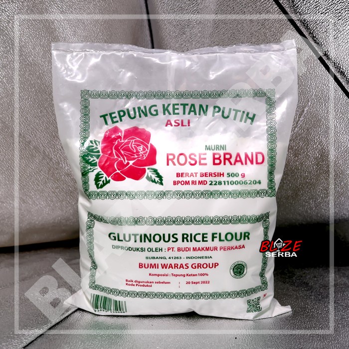 

hbt204tt Tepung Ketan Putih Rose Brand 500Gr Da01D100