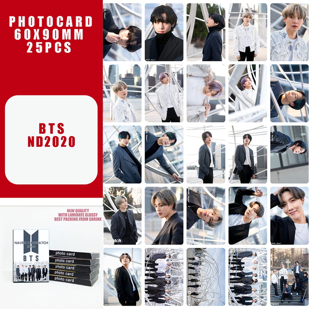 photocard bts grup naverdispatch 1pack isi 25pcs