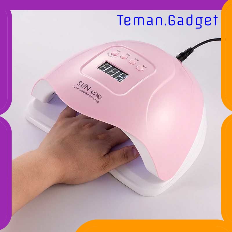 TG-FE208 RAINSOLID PENGERING KUTEK KUKU UV NAIL DRYER 36 LED 80W - SUN-X5 PLUS